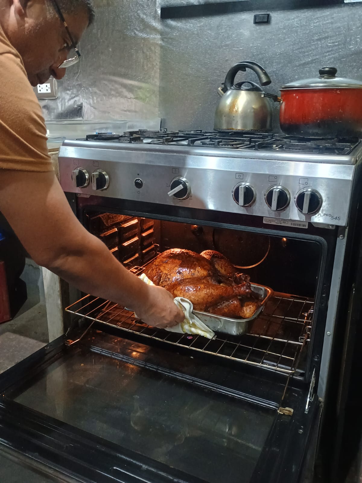 Pavo al horno jugoso